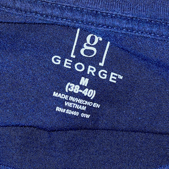 Cropped Long Sleeve Shirt, Blue - Picture 3 of 3